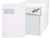 Buroline 306112 Briefumschlag C4 (127 x 305 mm) Weiß