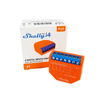 Shelly Plus i4 áram rele Narancssárga
