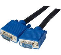 CUC Exertis Connect 138711 câble VGA 3 m VGA (D-Sub) Noir, Bleu
