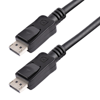StarTech.com Câble DisplayPort 1.2 de 3 m - Câble DisplayPort Certifié VESA 4K x 2K Ultra HD - Câble DP à DP pour Moniteur - Cordon Vidéo/Affichage DP - Connecteurs DP à Verroui...