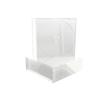 MediaRange BOX20 cd/dvd táska Normál CD tok (jewel case) 1 lemezek Átlátszó