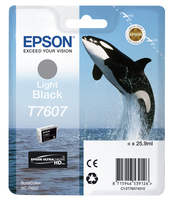 Epson T7607 tintapatron 1 dB Eredeti Világos fekete