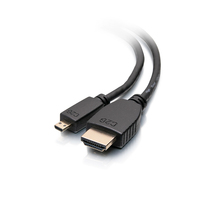 C2G Câble HDMI haut débit vers micro HDMI avec Ethernet, 1,8 m - 4K 60 Hz