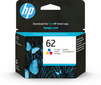 HP 62 Cyan/Magenta/Gelb Original Tintenpatrone