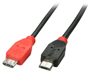 Lindy 31758 USB Kabel 0,5 m USB 2.0 Micro-USB B Schwarz