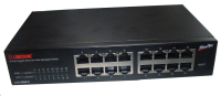 Longshine LCS-GS8416 Netzwerk-Switch Managed Gigabit Ethernet (10/100/1000) Schwarz
