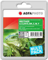 AgfaPhoto APB129SETD inktcartridge Zwart, Cyaan, Magenta, Geel