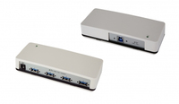 EXSYS EX-1182VIS Schnittstellen-Hub USB 3.2 Gen 1 (3.1 Gen 1) Type-B 5000 Mbit/s Weiß