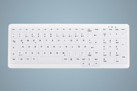 Active Key AK-C7000 tastiera USB + PS/2 Bianco