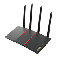 ASUS RT-AX55 router bezprzewodowy Gigabit Ethernet Dual-band (2.4 GHz/5 GHz) 4G Czarny