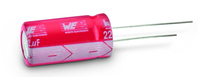 Würth Elektronik WCAP-AT1H condensatore Porpora, Rosso Condensatore fisso Cilindrico DC