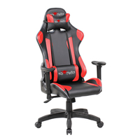 Red fighter C8 Fotel dla gracza Twarde siedzisko Czarny, Czerwony