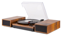 Fenton RP165B Audio-Plattenspieler mit Riemenantrieb Holz Manuell