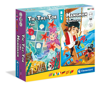 Clementoni Tic-Tac-Toe + Hangman Board game Educativo
