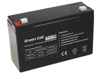 Green Cell AGM Battery 6V 12Ah - Batterie - 12.000 mAh Ołowiany (VRLA)