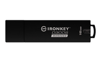 Kingston Technology IronKey D300 USB flash meghajtó 16 GB USB A típus 3.2 Gen 1 (3.1 Gen 1) Fekete