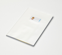 BALMAR 2000 Copertina per quaderno A4 bianco laccato 180μm
