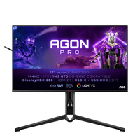 AOC AGON PRO AG274UXP monitor komputerowy 68,6 cm (27") 3840 x 2160 px 4K Ultra HD LED Czarny, Czerwony