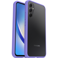 OtterBox React Case for Galaxy A34 5G, Shockproof, Drop proof, Ultra-Slim, Protective Thin Case, Tested to Military Standard, Antimicrobial Protection, Purplexing, No Retail Pac...