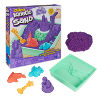 Kinetic Sand Sandbox Set mit 454 g lila