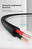Vention USB to 3.5mm Barrel Jack 5V DC Power Cable Black 0.5m