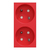Schneider Electric NU306103 csatlakozóaljzat Vörös