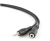 Gembird 1.5 m, 3.5mm/3.5mm, M/F kabel audio 1,5 m Czarny