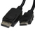 Videk 2419-3 cavo e adattatore video 3 m DisplayPort HDMI Nero