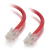 C2G Câble de raccordement réseau Cat5e sans gaine non blindé (UTP) de 0,5 M - Rouge