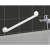 WENKO 17933100 Haltegriff/ Sicherheitsgeländer Bath safety bar handle Aluminium, Kunststoff Weiß
