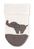 Sterntaler 8402283 Unisex Crew-Socken Weiß, Grau 2 Paar(e)
