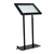 Europel 356305 bord- & informatiehouder Informatiestandaard A4 Metaal Zwart