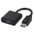 Gembird A-DPM-HDMIF-002 câble vidéo et adaptateur 0,1 m DisplayPort HDMI Type A (Standard) Noir