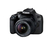 Canon EOS 2000D BK 18-55 IS II EU26 SLR fényképezőgép készlet 24,1 MP CMOS 6000 x 4000 pixelek Fekete