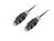Lanberg CA-TOSL-10CC-0020-BK kabel optyczny 2 m TOSLINK Czarny