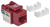 Intellinet Cat5e Modularbuchse, UTP, Keystone Jack, rot, benötigt LSA-Auflegewerkzeug