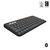 Logitech Pebble Keys 2 K380s klawiatura RF Wireless + Bluetooth QWERTY Amerykański międzynarodowy Grafitowy