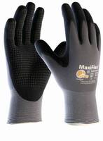 Montage-Handschuh MAXIFLEX Endurance 34-844, Gr. L/9 grau/schwarz, Nylon, Nitril-Mikroschaum mit Noppen, Strickbund, EN