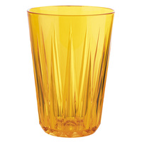 Trinkbecher -CRYSTAL- Ø 7 cm, H: 9,5 cm Tritan, Farbe: apricot, Inhalt: 0,15