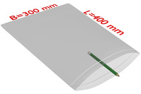 PE-Druckverschlussbeutel, 300 x 400 mm, Stärke 50 µ, transparent