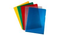 proOFFICE Pochette transparente, A4, PP, granuleux, rouge (10330181)