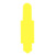ELBA Stecksignal aus PVC, zum Einstecken in Schlitzstanzungen von Pendelregistraturen und Einstellmappen, gelb