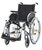 Rollstuhl PYRO START silber,Duoarmlehne,mit PU-Bereifung,Sitzbreite 46