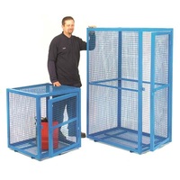 Gas Cylinder Steel Security Cage - (SCB06Z) W 700mm x D 1000mm x H 1630mm