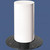 Barcelona Retractable Steel Bollard - (206611) 270mm Diameter - RAL 9010 - Pure White