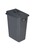 Probase Internal Recycling Bin - 80 Litre Capacity - Red Lid with Square Aperture