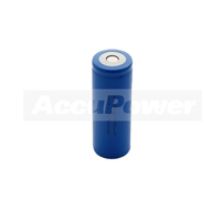 AccuPower Flat Top Ni-Cd batterij 1.2V afmeting F van de kunststofmantel