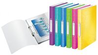 Leitz WOW Ring Binder Polypropylene 2 O-Ring A4 25mm Rings Assorted (Pack 12)