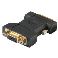 Adapter DVI-I Stecker 24+5 Dual-Link/VGA-Buchse