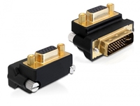 Adapter VGA Buchse an DVI 24+5 Pin Stecker 270° gewinkelt, Delock® [65261]